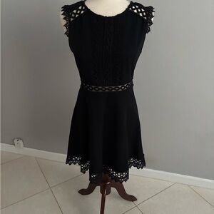 Zara Black Lace Mini Dress